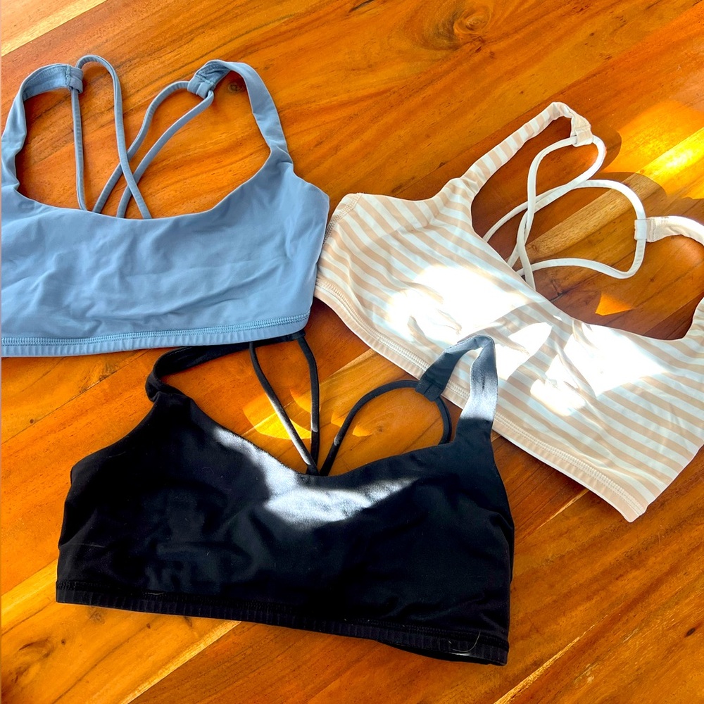 Lot of 3 Lululemon Bras